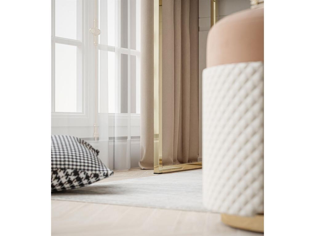 Mirror - Engineered Wood, Wood - Beige