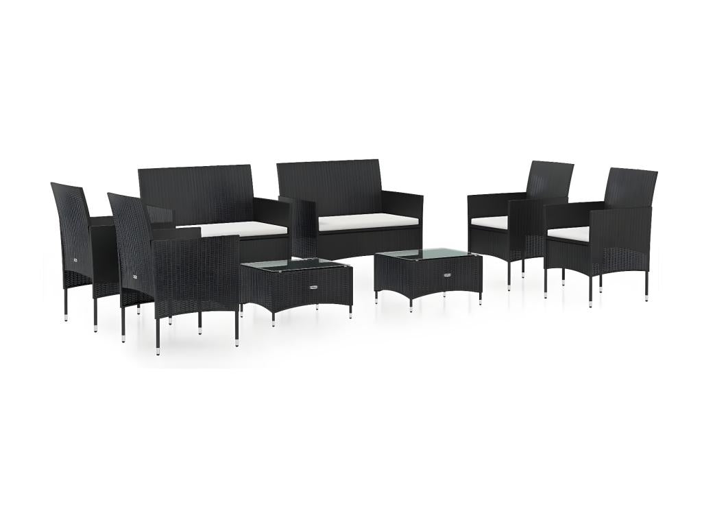 Outdoor Patio Set - Wood - Brown