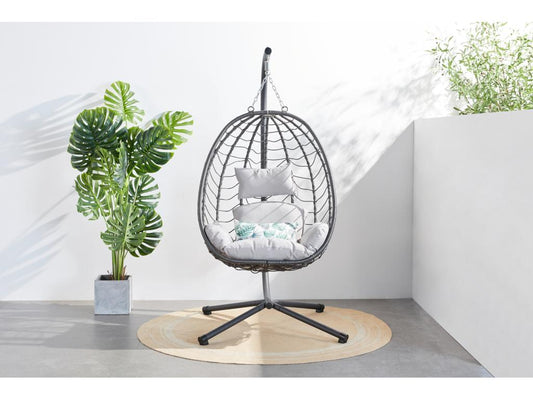 Armchair - Aluminum - Gray