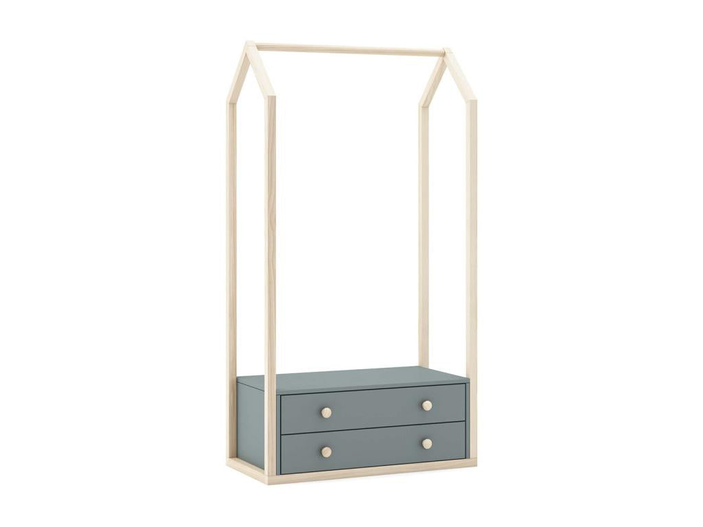 Bed - Wood - Green - 60x120 cm