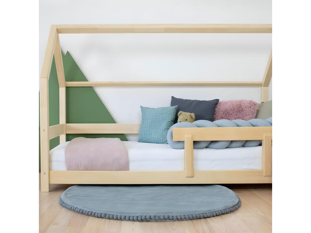 Bed - Wood - Natural - 80x180 cm