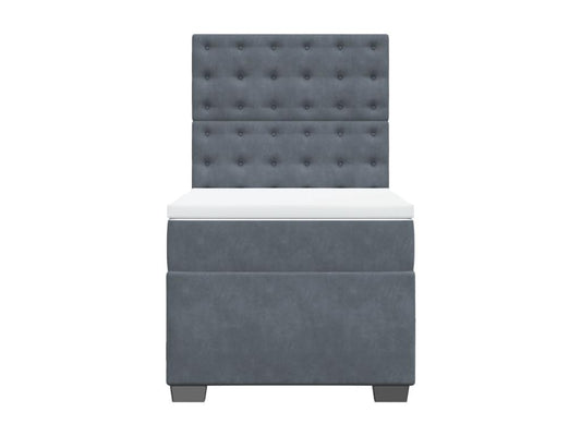 Mattress - Velvet - Gray - 100x200 cm