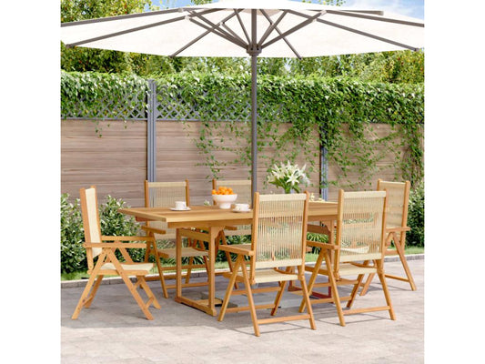 Outdoor Dining Set - Résine - Gray