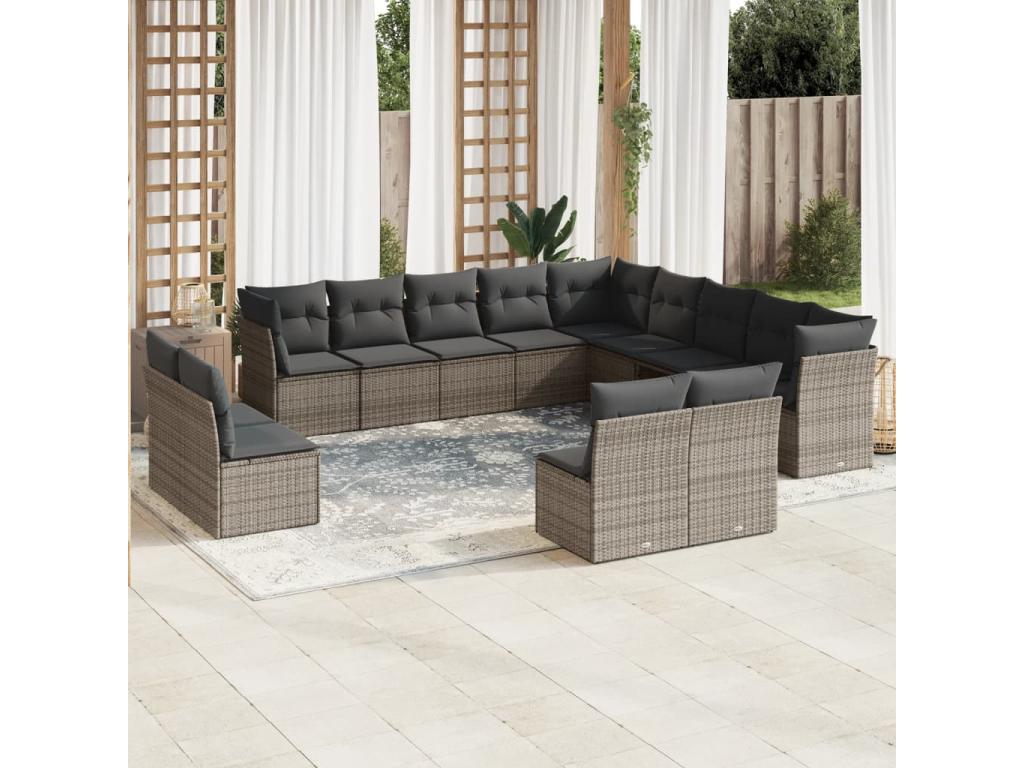 Outdoor Patio Set - Résine - Beige