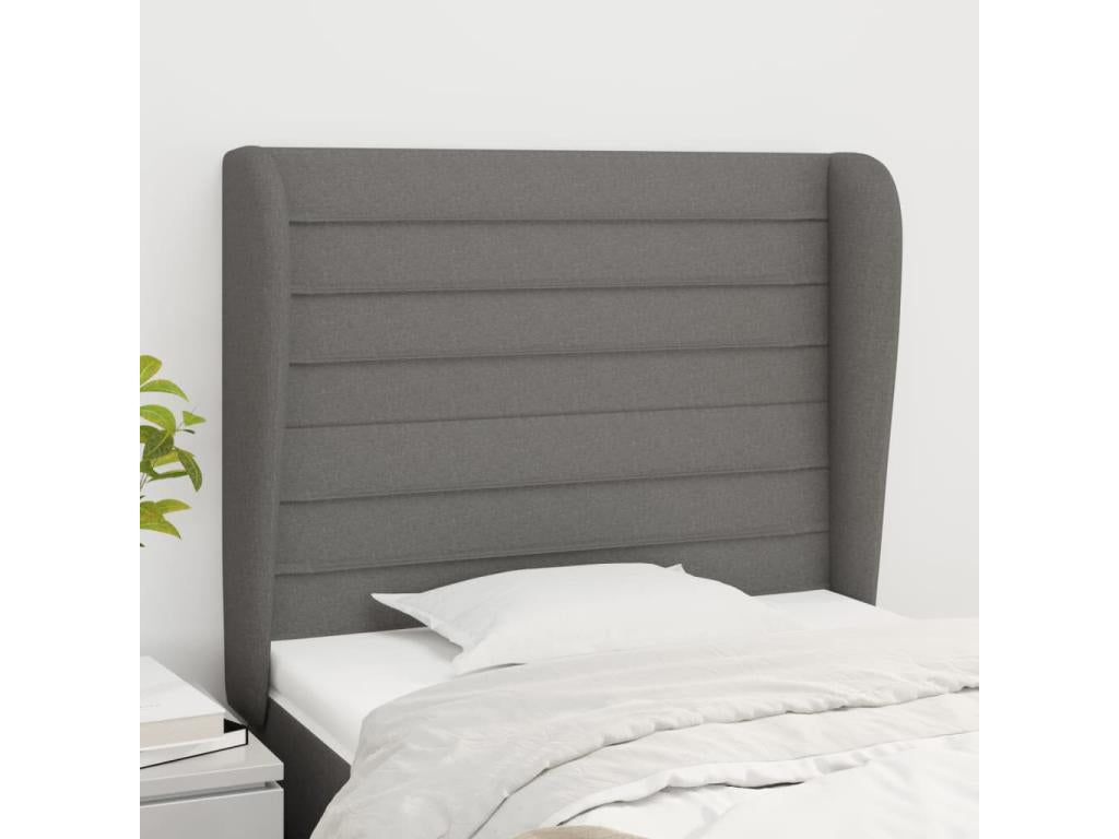 Headboard - Wood - Gray - 90x190 cm