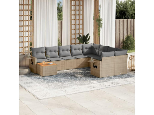 Outdoor Patio Set - Résine - Black