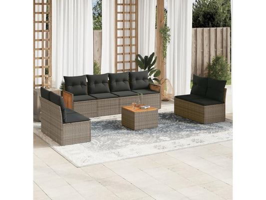 Outdoor Patio Set - Résine - Beige