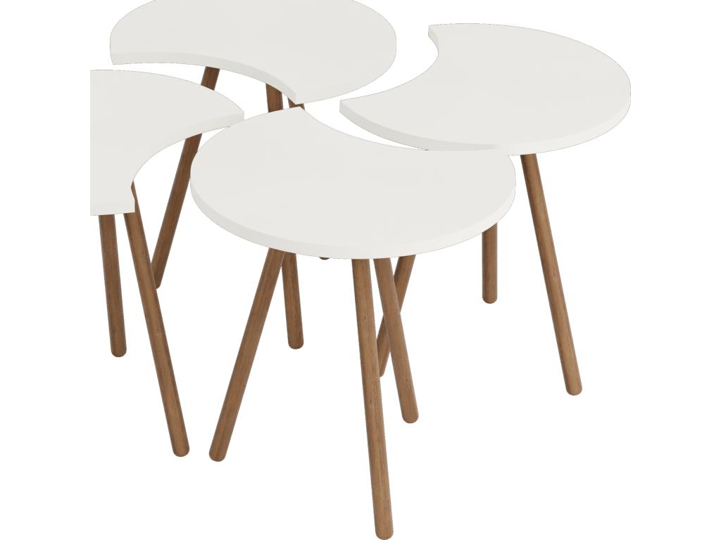 Table - White - 77x77 cm