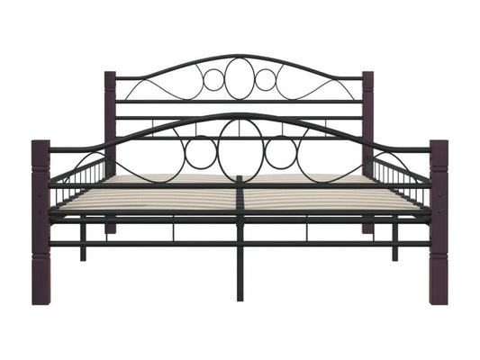 Bed Frame - Metal - Black - 120x200 cm