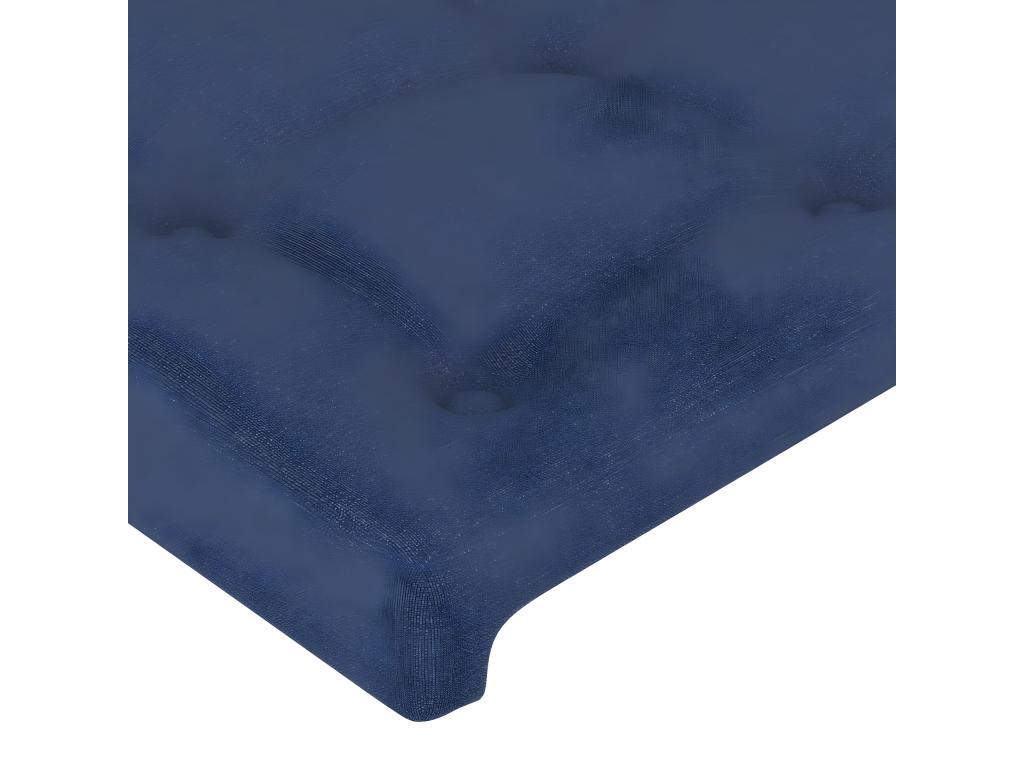 Bed - Polyester - Blue - 180x200 cm