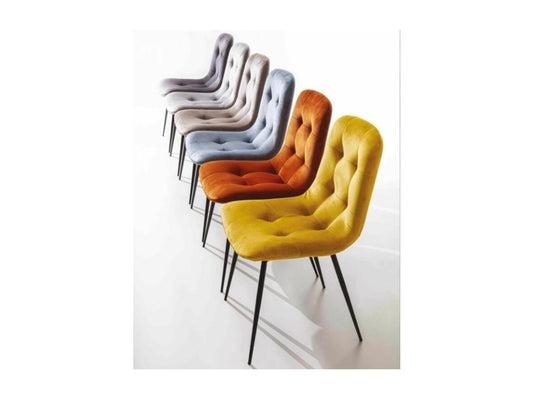 Chair Set - Velvet - Gray