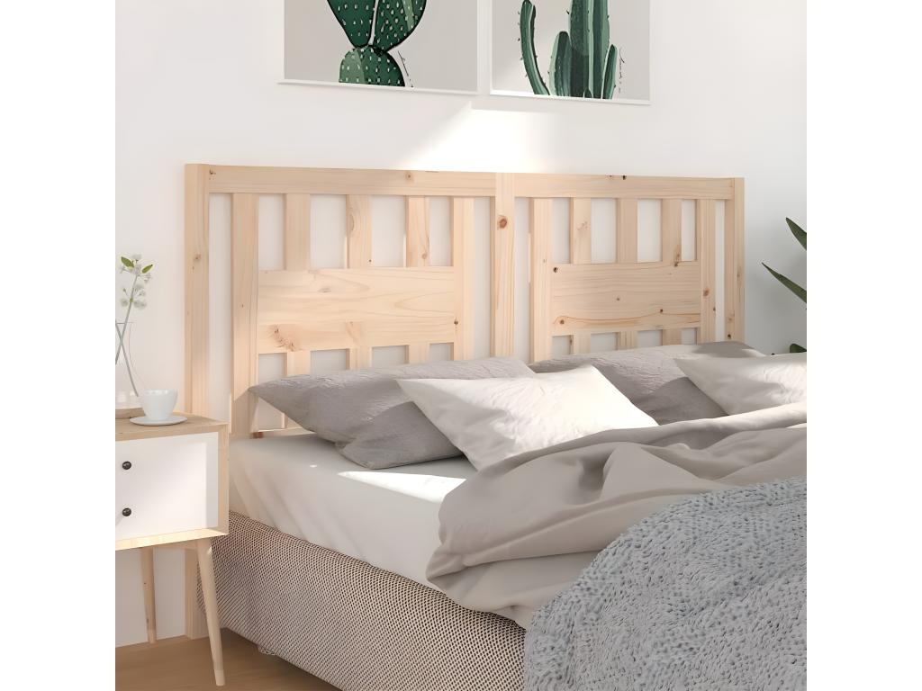 Headboard - Wood - Brown - 140x190 cm