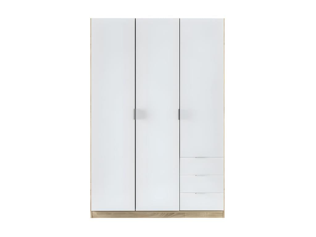 Wardrobe - Panneau De Particule - White / Natural