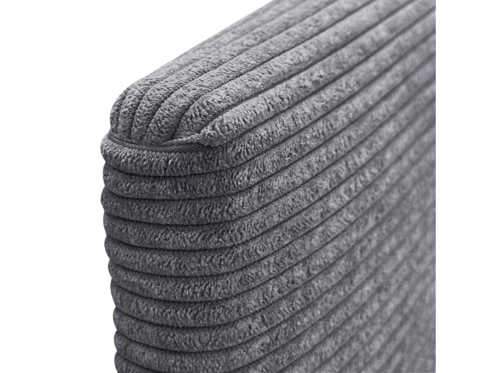 Headboard - Microfibre - Gray