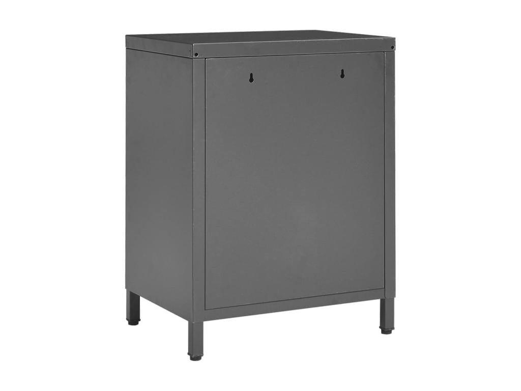 Nightstand Set - Steel - Gray