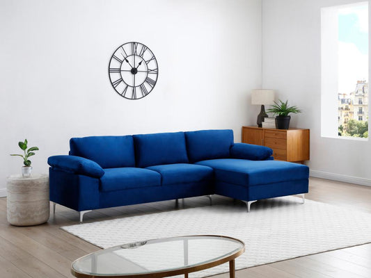 Sofa - Velvet - Blue