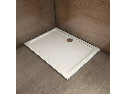 Shower Tray - Rectangular - Résine - White