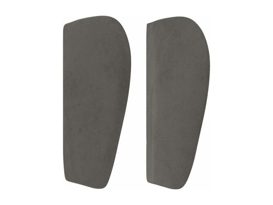 Headboard - Velvet - Gray - 90x190 cm