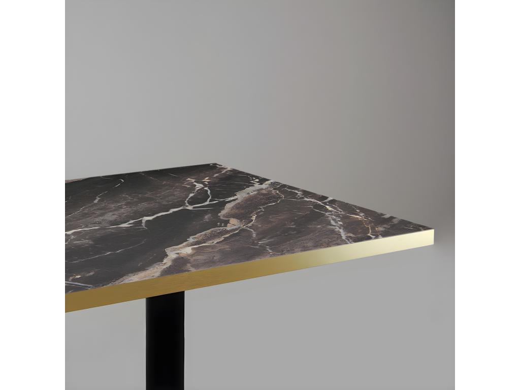 Home Furniture - Engineered Wood, Wood - Black - 60x60 cm