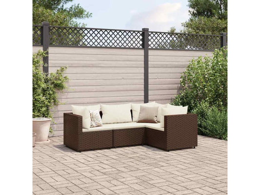 Outdoor Patio Set - Résine - Black