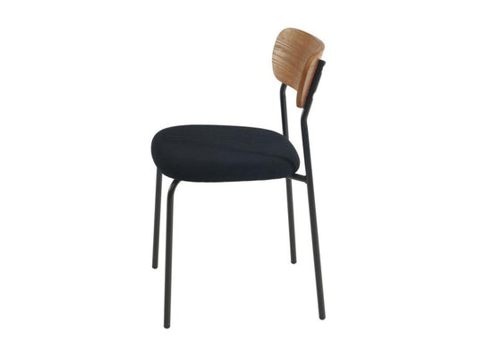 Chair Set - Velvet - Black