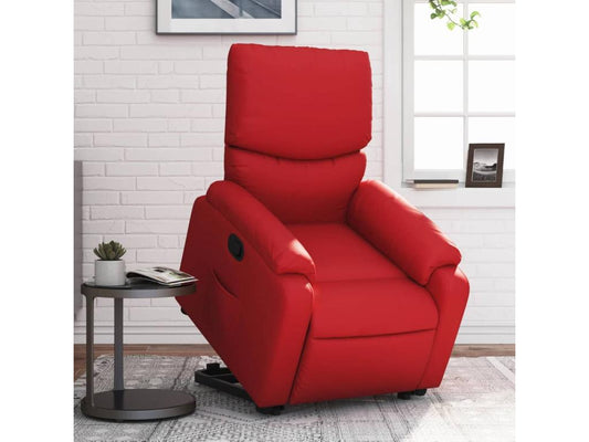 Armchair - Tilting - Fourrure Synthétique - Red