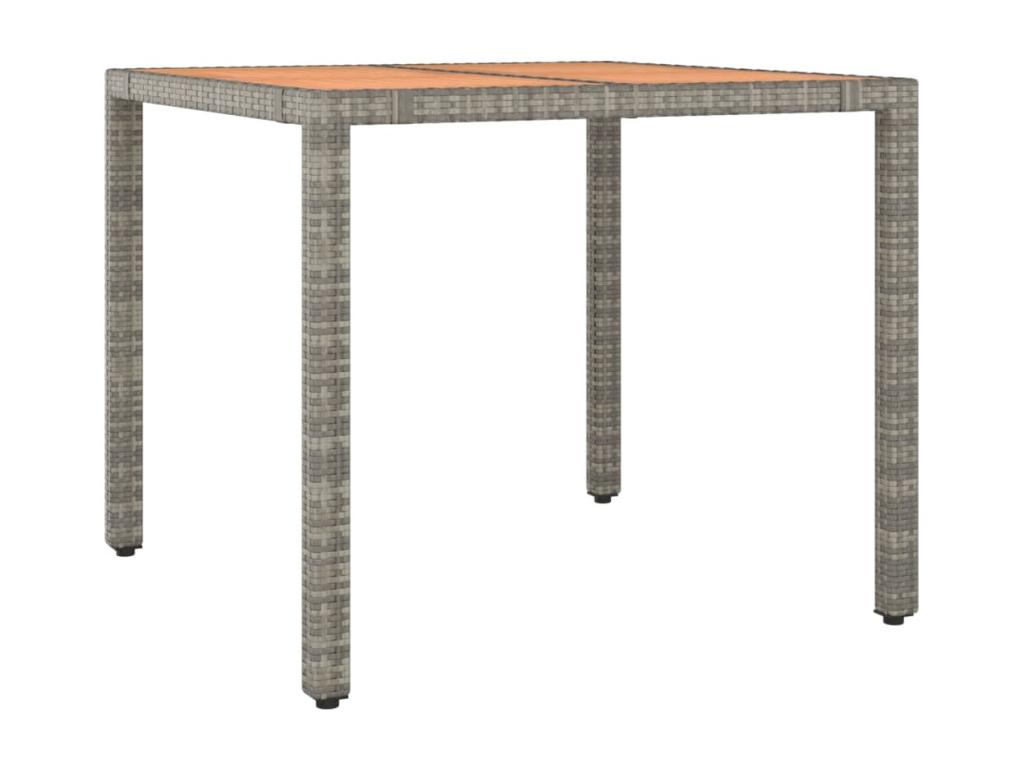 Outdoor Dining Set - Wood - Brown
