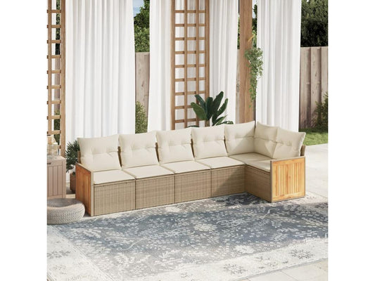 Outdoor Patio Set - Résine - Beige