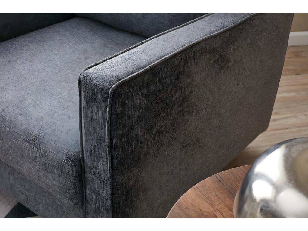 Armchair - Microfibre - Gray