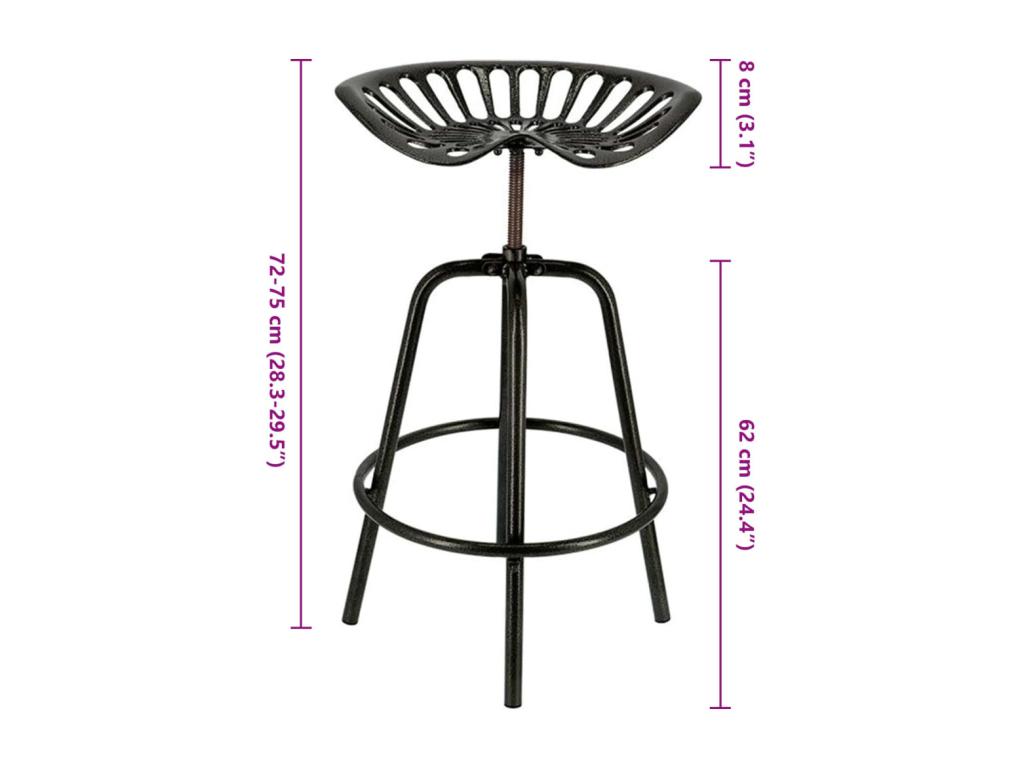 Chair - Steel - Black