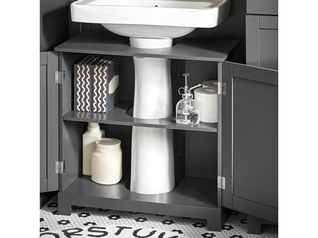 Home Furniture - Engineered Wood, Wood - Gray