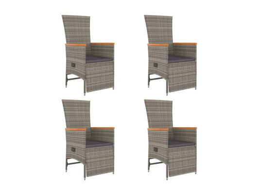 Outdoor Dining Set - Wood - Brown