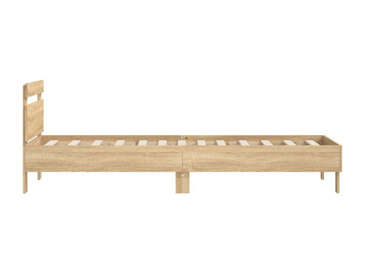 Bed Frame - Wood - Brown - 90x190 cm