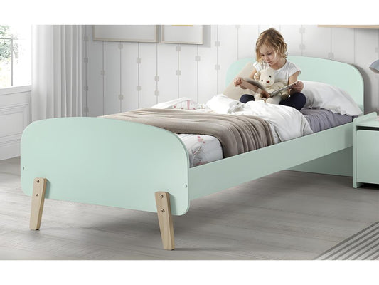 Bed - Mdf - Green - 90x200 cm
