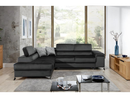 Sofa - Velvet - Gray
