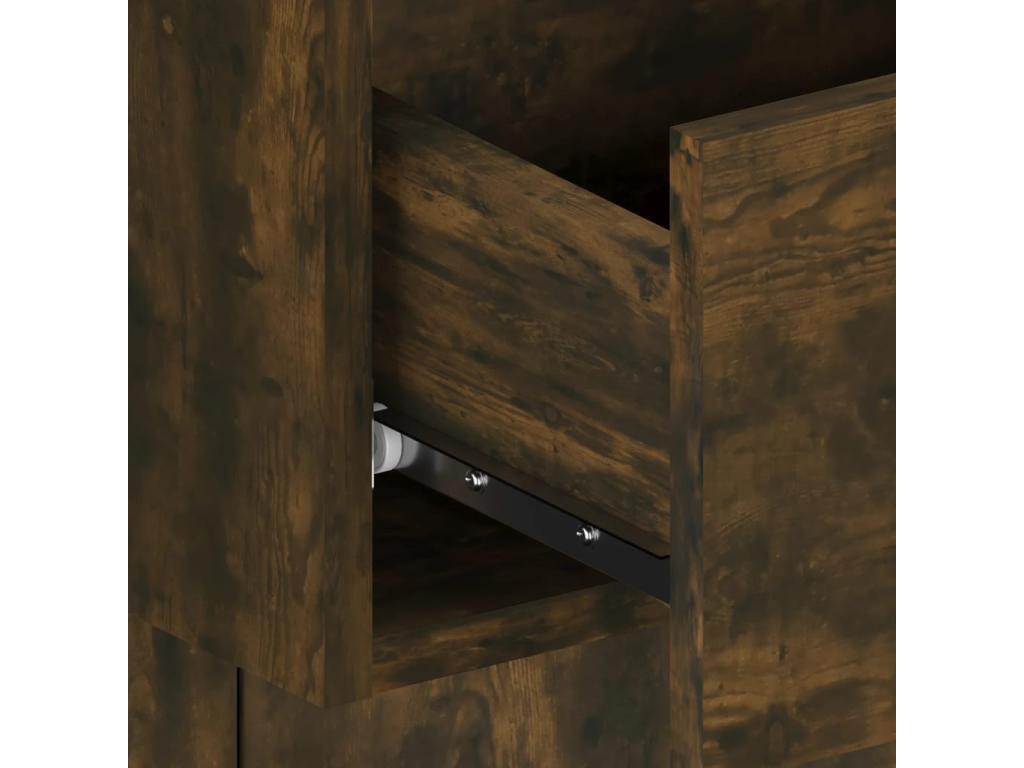 Nightstand Set - Wood - Brown