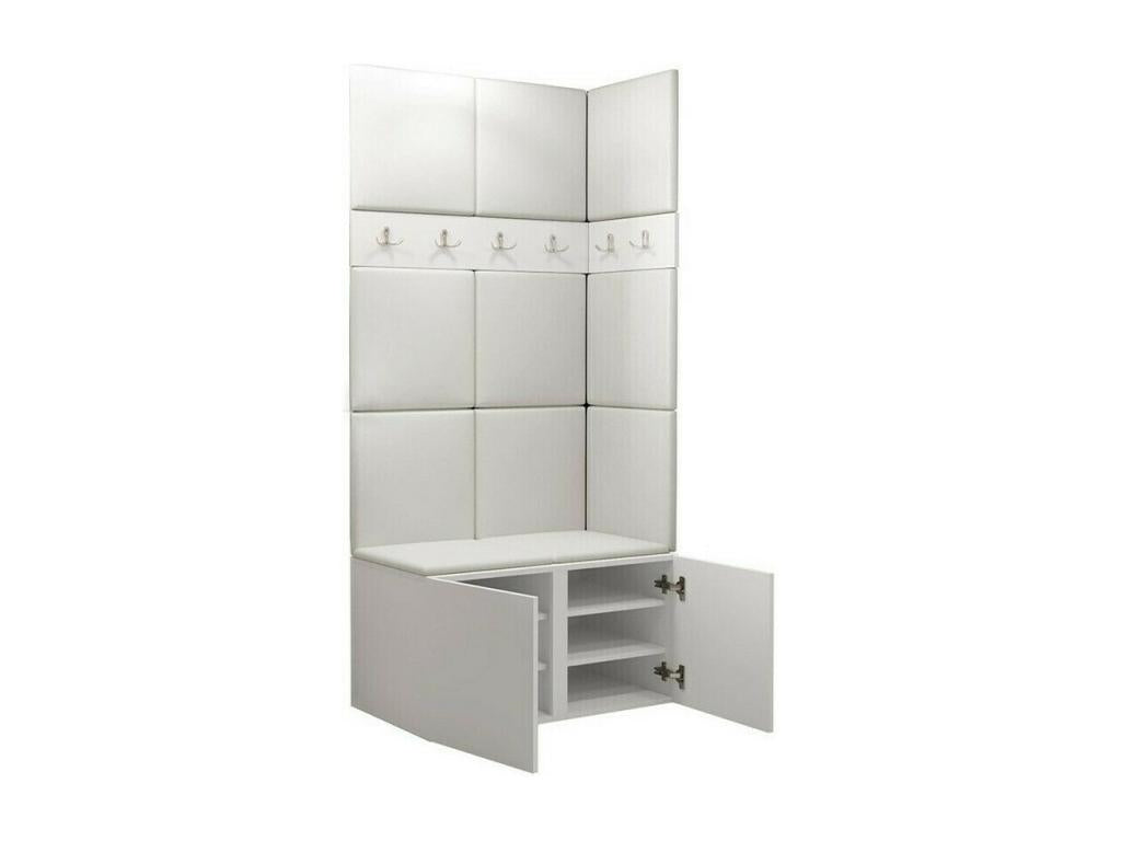 Home Furniture - Engineered Wood, Wood - White - 84x46 cm