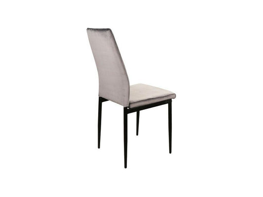 Chair - Velvet - Gray