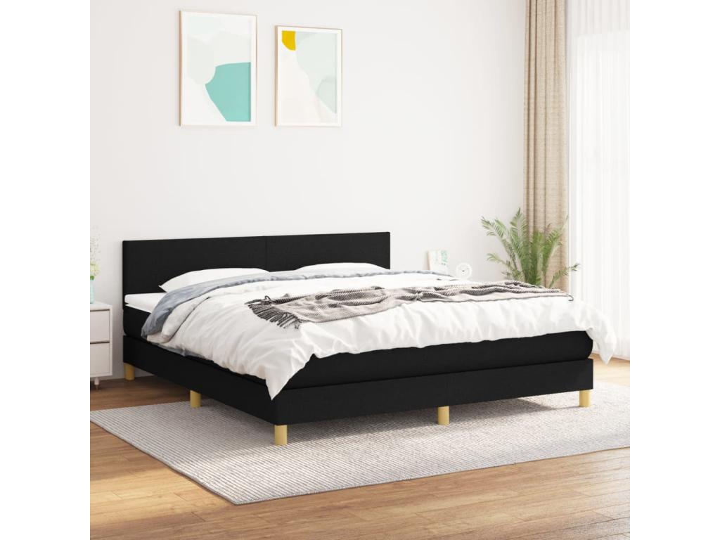Mattress - Polyester - Black - 160x200 cm