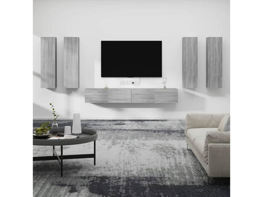 Home Furniture - Engineered Wood, Wood - Gray