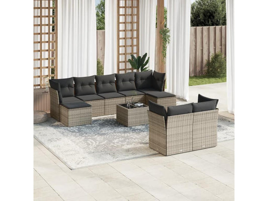 Outdoor Patio Set - Résine - Beige
