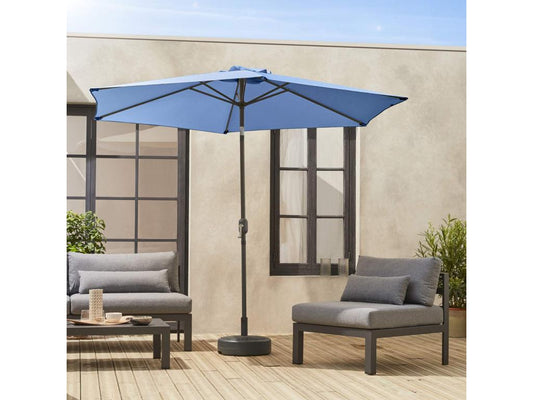 Patio Umbrella - Round - Polyester - Gray