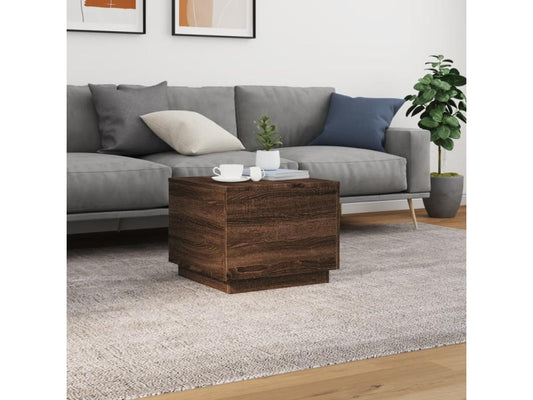 Coffee Table - Engineered Wood, Wood - Brown - 50x40 cm