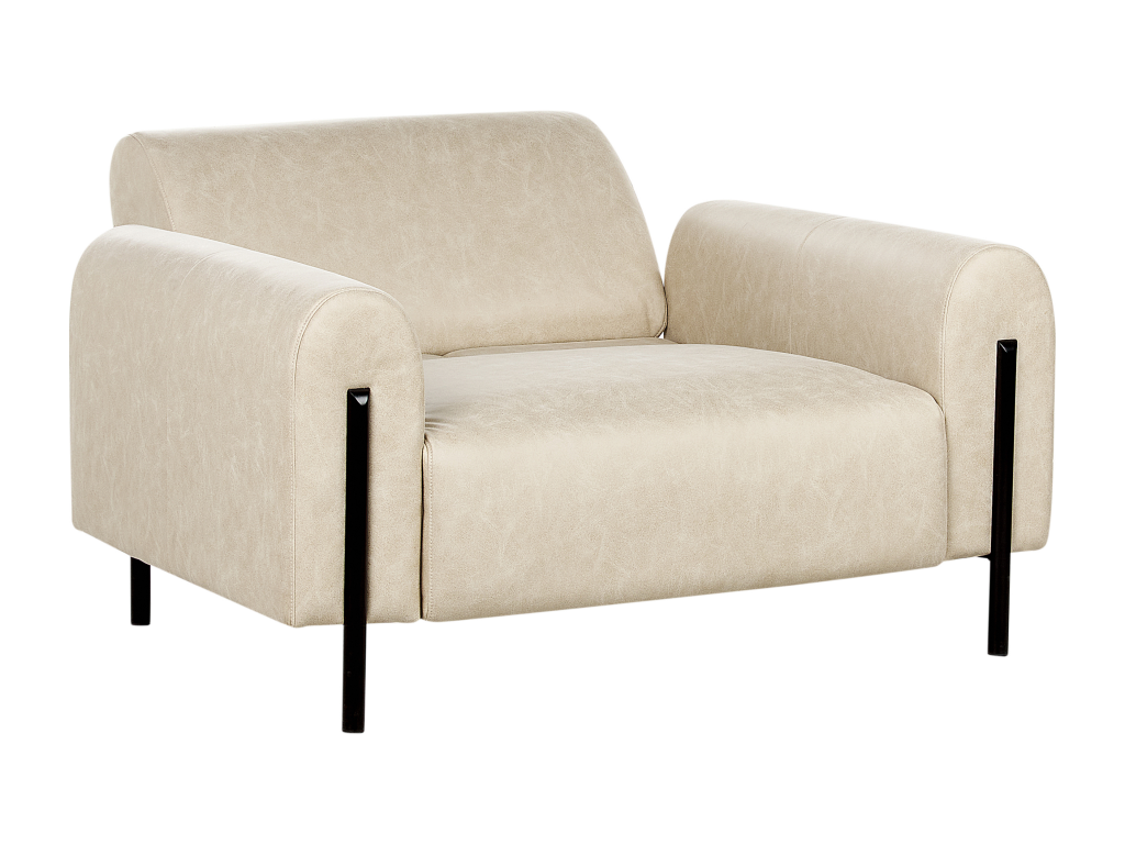 Armchair - Polyester - Beige