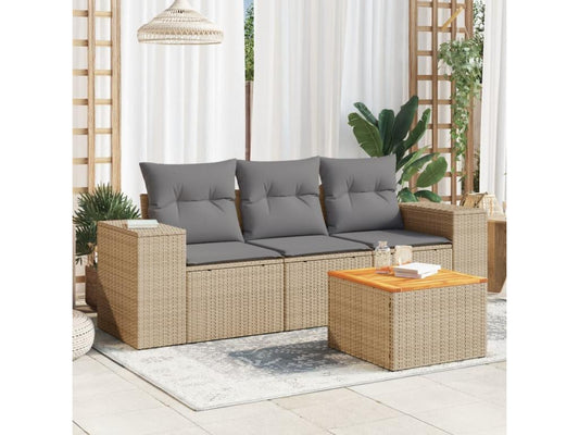 Outdoor Patio Set - Résine - Gray