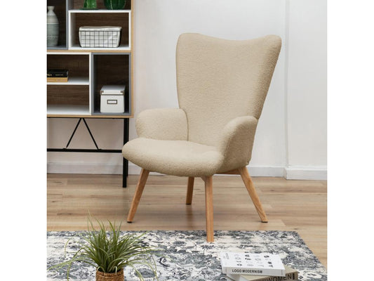 Chair - 100 % Polyester - Natural