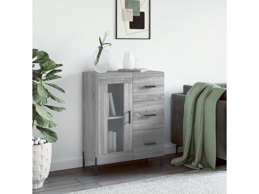 Home Furniture - Wood - Gray - 34x90 cm