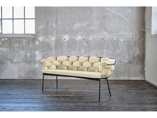 Home Furniture - Velvet - White