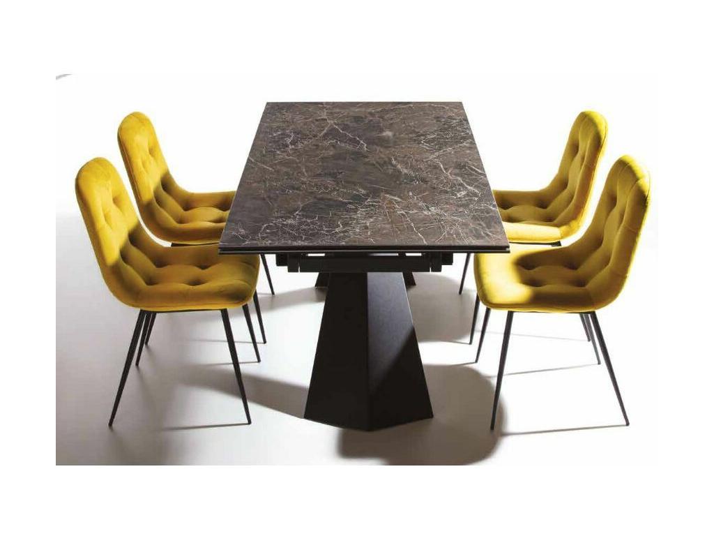 Chair Set - Velvet - Gray