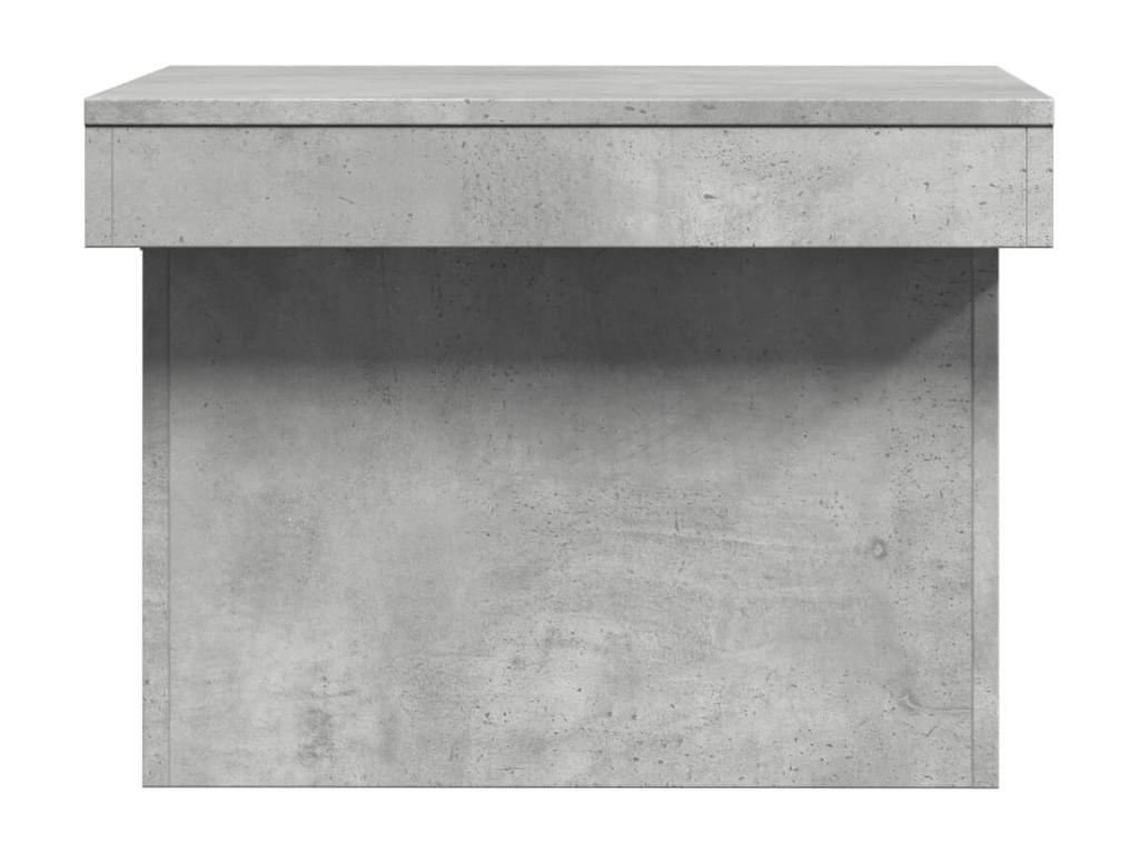 Coffee Table - Wood - Gray - 55x40 cm
